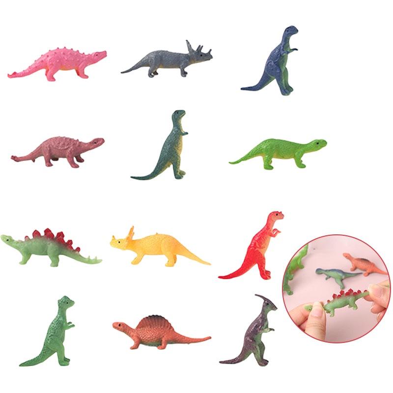 Soft And Stretchy Decompression Dinosaur Model Toy For Kids Wholesale Cartoon Dinosaur Shape