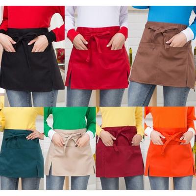 Kitchen Short Half Waist Apron Waterproof Waist Aprons New Work Apron Women Men