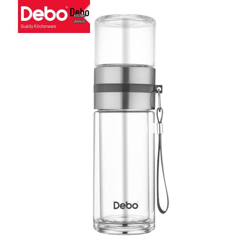 Debo Tels DEP-746 Portable Glass Lined Stainless Steel Water Bottle