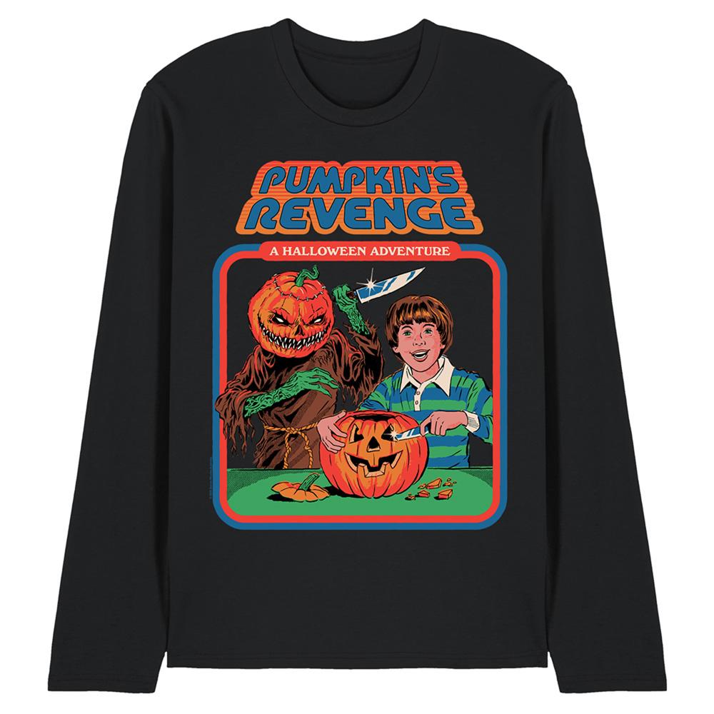 Steven Rhodes Unisex Adult Pumpkin´s Revenge Long-Sleeved T-Shirt