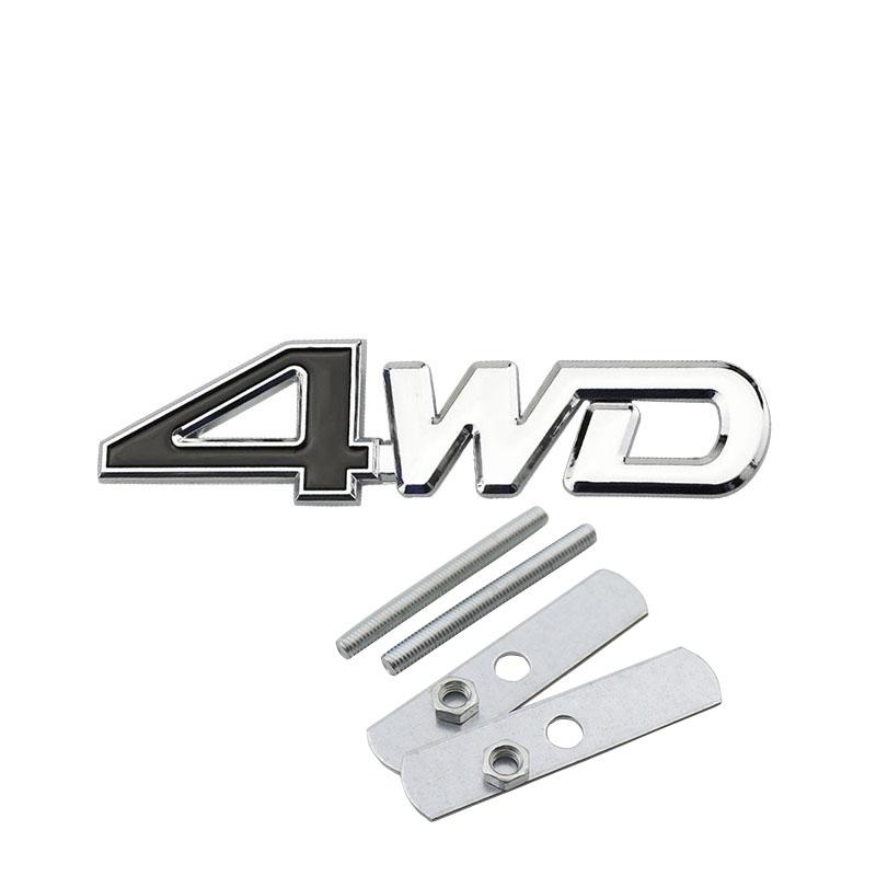 3D Auto Styling 4WD Allradantrieb Offroad 4 x 4 für SUV Auto Motorhaube Kotflügel Kofferraum Heckklappe Namensschild Aufkleber Emblem Abzeichen Aufkleber