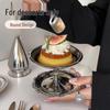 European Stainless Steel High-Foot Dessert Cup for Ice Cream and Pudding