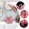 Kristall Lotus Blume Figurine Home Hochzeit Dekoration Glas Handwerk Sammlung Briefbeschwerer Tisch Ornamente Souvenir Geschenke