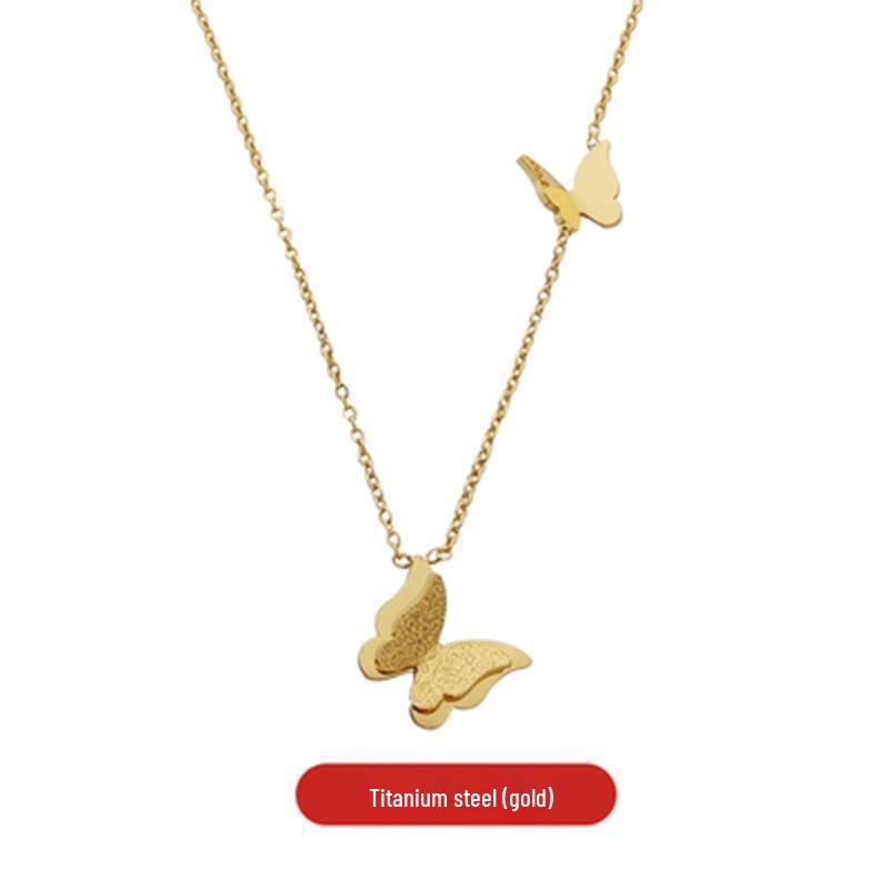 Elegant Titanium Steel Clavicle Necklace for Women - Trendy, Durable, and Fashionable