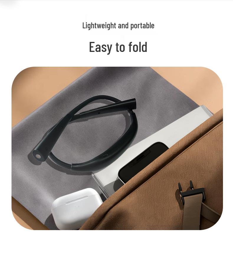 4-Color, 5-Brightness LED Neck Lamp with Stepless Dimming & USB Charging – CE Certified Eye Protection Reading Light
