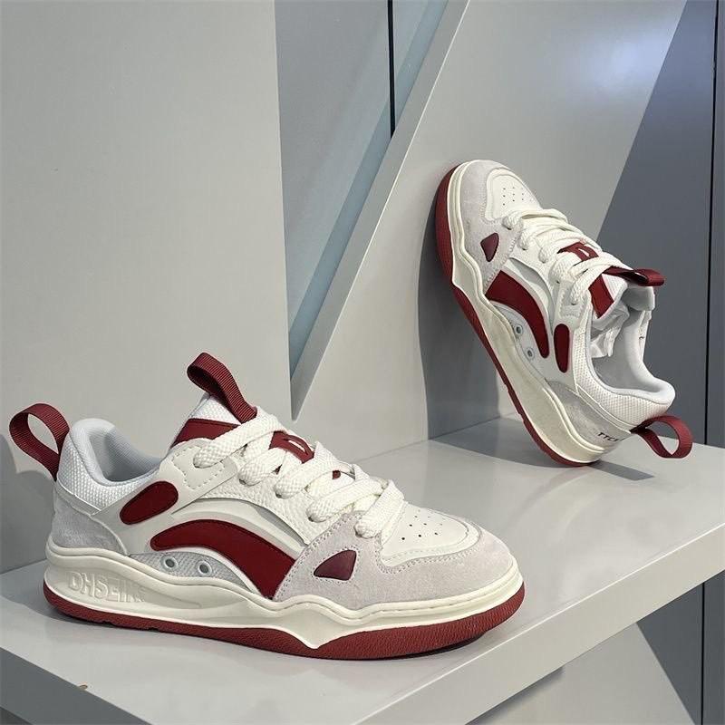 Kids Shoes Mens Fashionable Thick Sole Sneakers White Casual Sport Shoes Youth Outdoor Wear