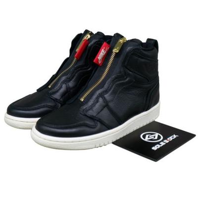 Air Wmns Air Jordan 1 Retro High Zip Svart AQ3742-016