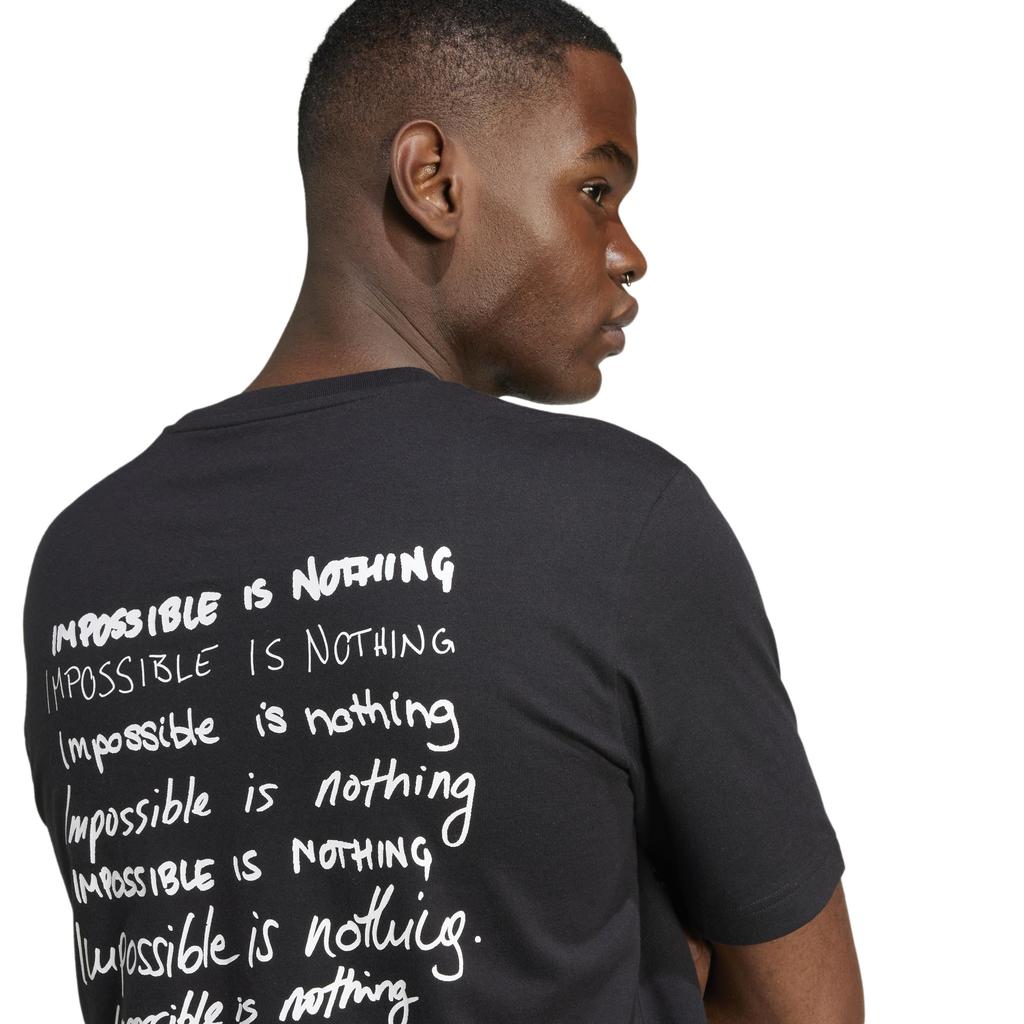 Adidas IIN Short Sleeve Graphic Black Size L Men's T-Shirt, KCJ23, (JL6119),