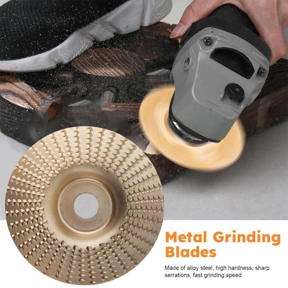 100mm Diameter Woodworking Grinding Wheel Arc Shape Wood Carving Disc Sanding Wheel Wood Polishing