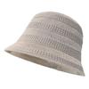 New fashion sunshade sunscreen fisherman hat children spring and summer knitted hollow breathable face small bucket hat