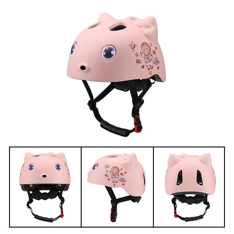 Professional Children Sports Helmet Cartoon Safety Helmet Protective Gear for Cycling Roller Skating Balance Bike Accessories