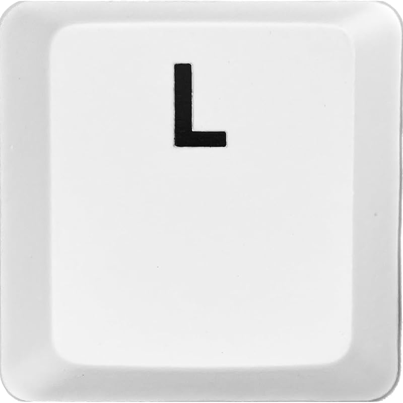 

logitech G913/G913TKL/G915 replacement keycaps [Sold as 1 piece] (Light-emitting compatible) [BERGBUCH] (L, White)