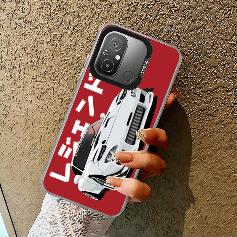 JDM Tokyo Drift Sports Car Shockproof Phone Case for Xiaomi Poco X7 X6 X5 X3 Pro F7 Ultra M8 Redmi 15C 15 14C 13C 12C 10C 13 12