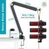 Heavy Suspension Boom Microphone Stand for SM7B K688 K658 AM8 Condenser Microphone Recording Studio Scissor Adjustable Arm Stand