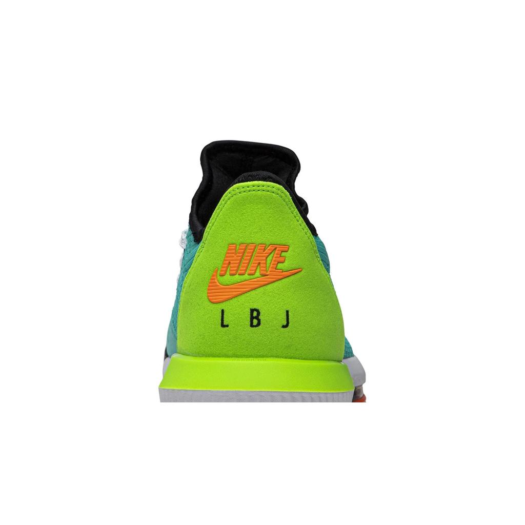 Nike LeBron 16 Low 'Air Max Trainer 2' (Unisex) Hyper Jade / Total Orange-Electric Green Basketball Shoes CI2668 301