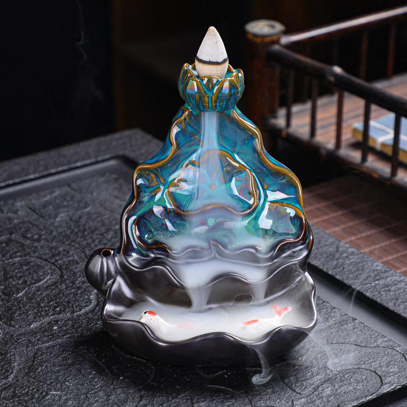 Creative Design Home Decor Ceramic Crafts Niche Special Zen Style Sandalwood Decorative Objects Crafts Gifts