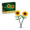 LEGO Botanical LEGO Sunflower Toy Birthday Present Block Girls Boys Children 8 Years Old 9 Years Old Elementary School Students Bouquet Artificial