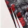Gothic Aesthetics And Dark Rock Style Polyester Microfiber Beach Towel Is Highly Absorbent, Suitable Swimming And Beach Outings