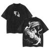 Manga Hellsing Graphic Printed Tshirt Oversized T Shirt Oversized Washed High Quality Oversized Unisex Washed Hot Product Soft