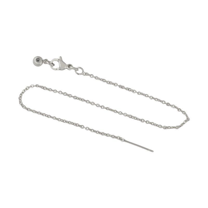 Universelles Stift-Typ O-Ketten-Kugelketten-Kastenschloss Verstellbares Armband Universalkette Blankokette Handgefertigter DIY-Schmuck