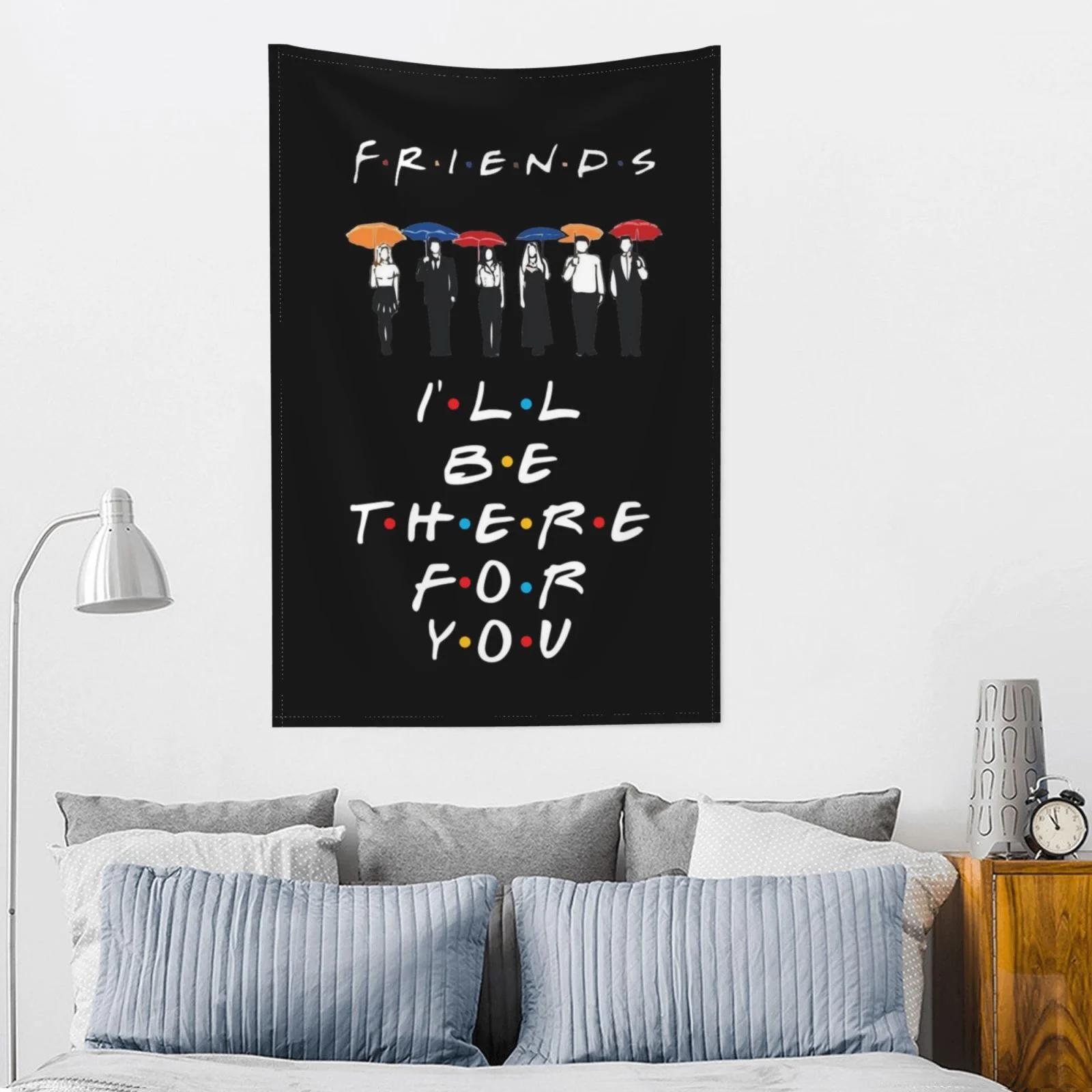 

Friends TV Show Tapestry Home Decor for Bedroom Living Room Wall Hanging Wall Art Tapestry Background Cloth Room Decoration 74x94cm(29x37in)