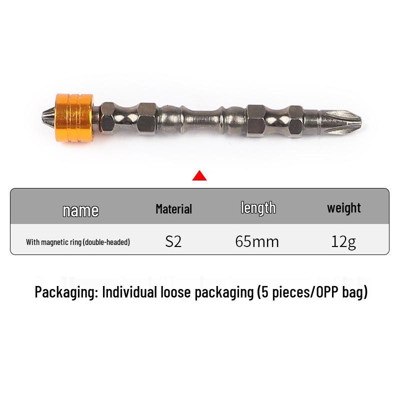 Precision Magnetic Dual-Head Screwdriver with Cross Positioning