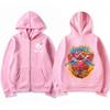 Anime Demon Slayer Zipper Hoodies Kimetsu No Yaiba Funny Boar Head Inosuke Zip Up Hooded Sweatshirts Long Sleeves Hoodies Mens Coats Jackets