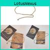 Metal Body Chain For Women With Adjustable Silver Or Gold Finish For Summer Fashion Accessory