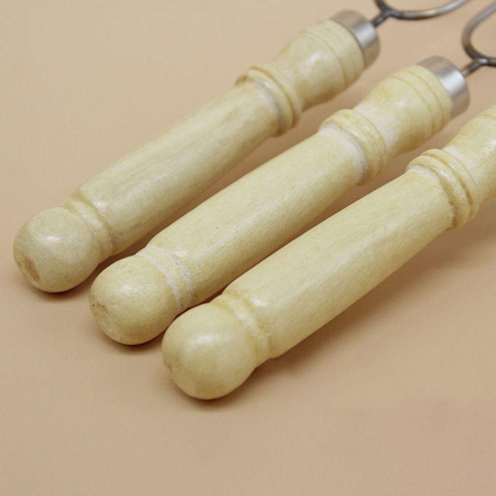 Stainless Steel U-Shaped Grill Roast Double Prong BBQ Stick Barbecue Skewer BBQ Skewer Cooking Tool