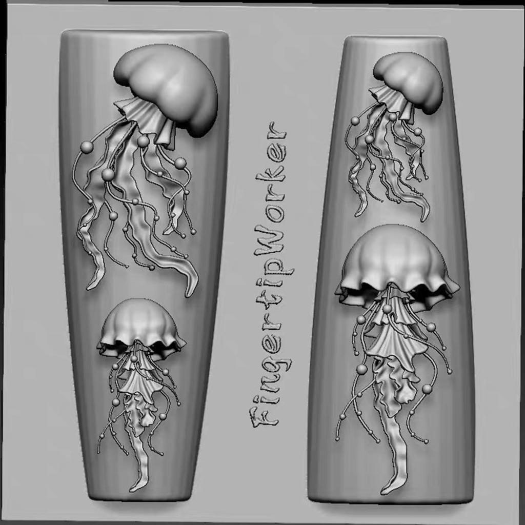 Creative Nail Art Silicone Mould for Easy Pattern and Designs Creation Soft Materials Fit Various Nail Shapes and Lengths