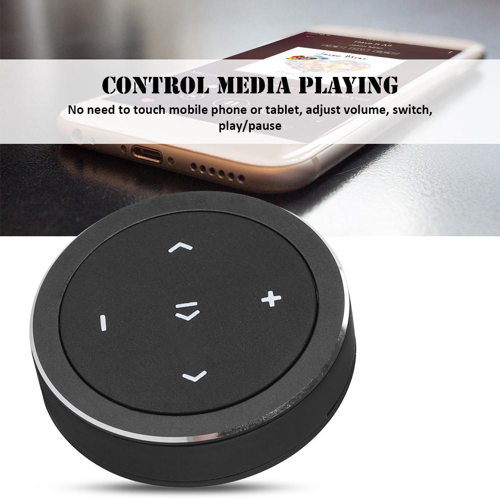 Car Bluetooth Controller Steering Wheel Bluetooth 4.0 Media Remote Control Cellphone Tablet