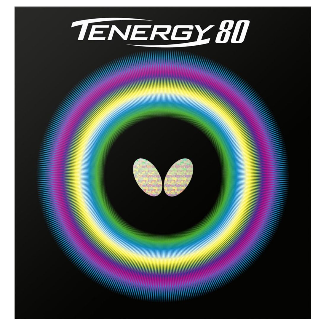 Butterfly Tenergy 80 Table Tennis Rubber 05930 Extra Thick Black