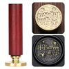 Halloween Seal Cylindrical Red Handle (handle + Brass Seal Head) Fire Lacquer Seal Set Handle Copper Head
