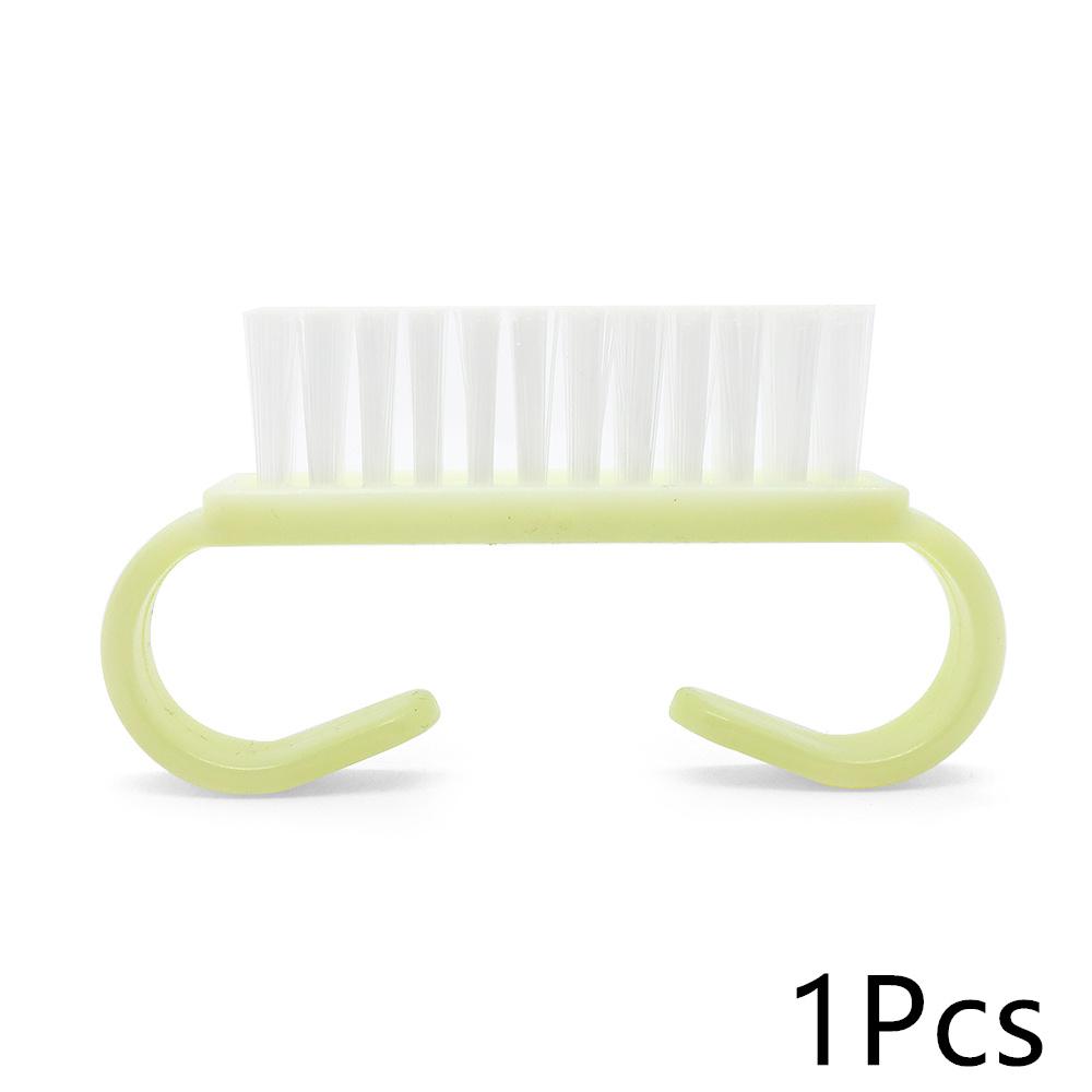 1Pc Nail Cleaning Brushes Manicure Pedicure Soft Hair Remove Dust Powder Hand Scrubbing Clean Brush For Nail Care Makeup