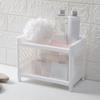 Desktop Storage Shelf Multifunctional Practical Durable Desktop Organizer for Bedroom White
