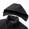 Autumn and Winter Hooded Take-off White Duck Down Warm Thickened Down Cold-proof Jacket for Middle-aged and Young People