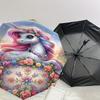 1PC Unicorn Umbrella-8-Rib Reinforced, Automatic Open, Lightweight & Durable, Fashion Accessory for Outdoor, H0411