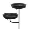 Bird Feeder And Bath Bird Feeder with Four-Prong Stake Outdoor Bird