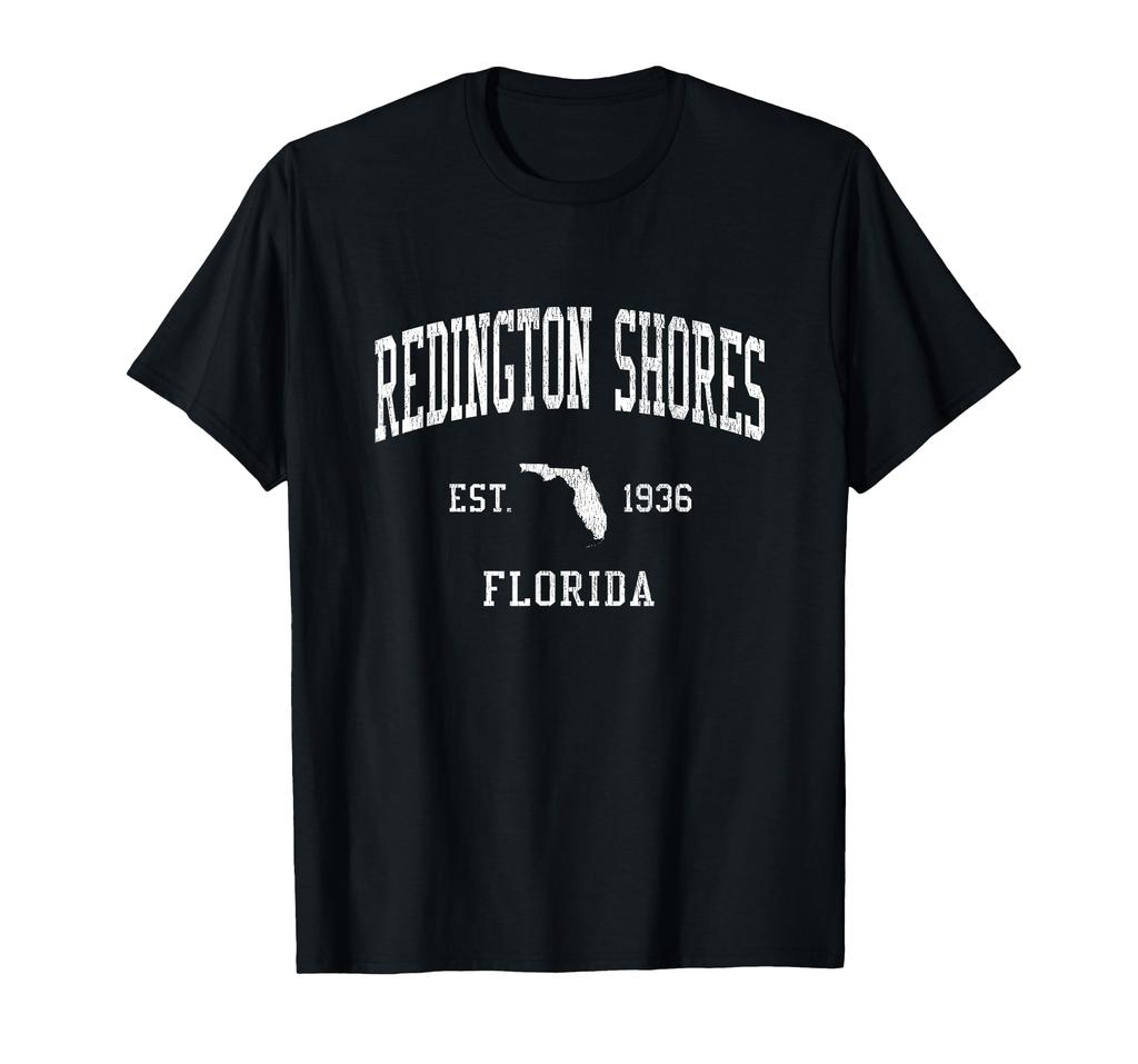 Redington Shores FL Vintage Athletic Sports JS01 T-Shirt