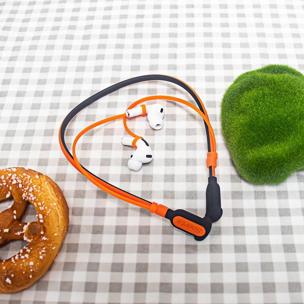 Silicone Earphone Neck Strap for AirPods 4 3 2 1 Pro1/2/3 Earphone Accessories