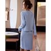 KAVON Women's Elegant Knit Cardigan & Skirt Set