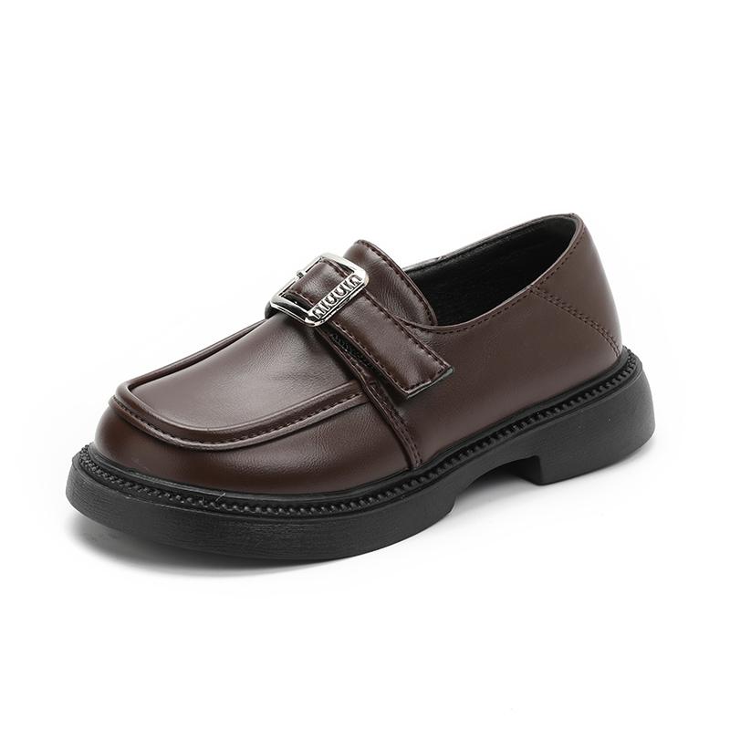 

Latest Boutique Spring Autumn Children PU Leather Shoes British Style Dress Shoes for Girls 26