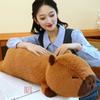Plush Toy Capybara Pillow Cartoon Animal Stuffed Doll Bedroom Decoration Gift