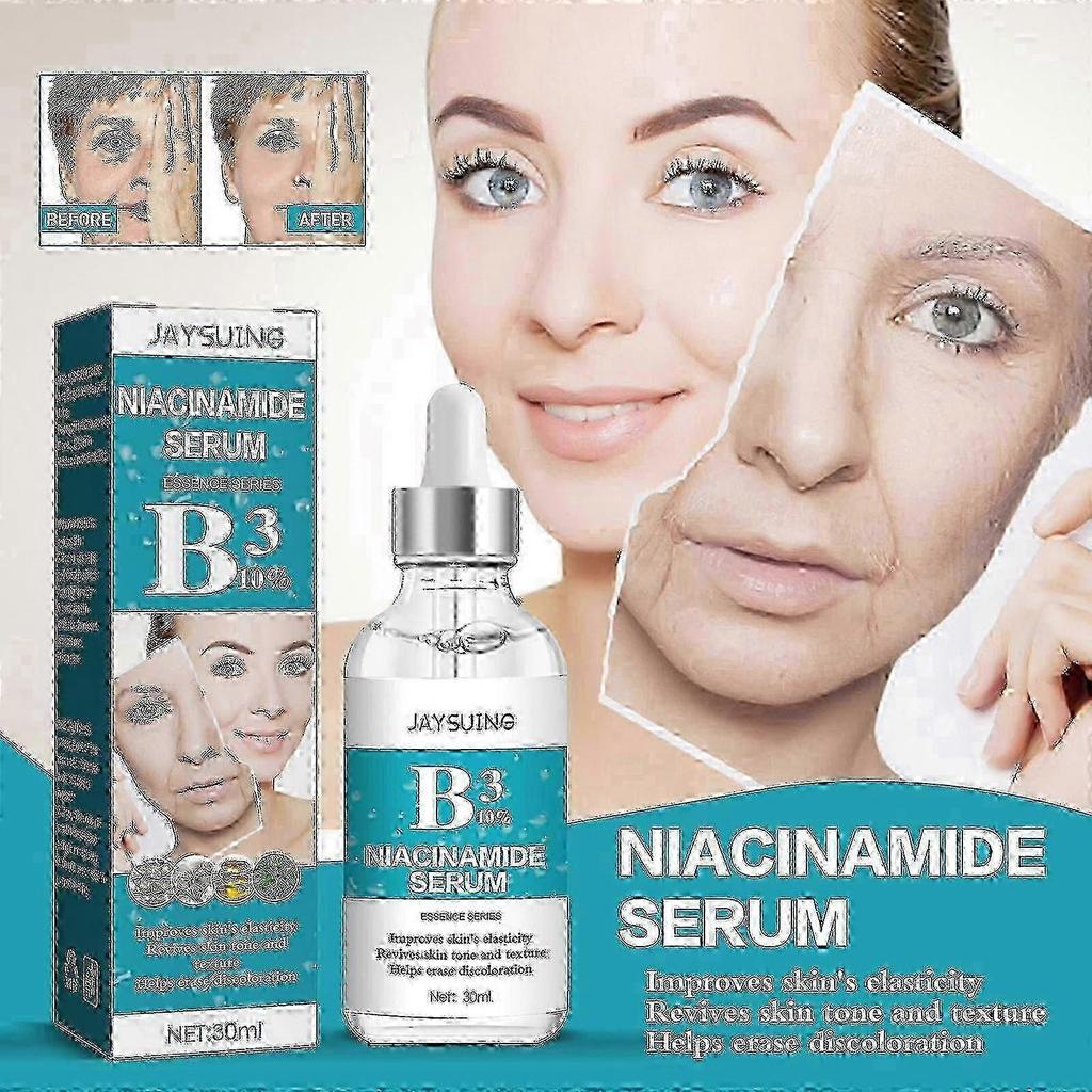 Jaysuing Niacinamide Anti-Wrinkle Essence Hydrates, Firms Skin, Diminishes Fine Lines around the Eyes and Nasolabial Wrinkles Essence Anti-Aging Skin