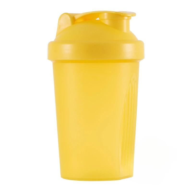 400ml Přenosný Plastový Kelímek na Nápoje Šejkrové Lahve Sportovní Kelímky na Vodu Láhev na Míchání Syrovátkového Proteinového Prášku Fitness Gym Šejkr Venkovní