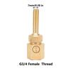 G1/2 / G3/4 / G1 Female Thread Fountain Nozzle Gold Brass Pond Sprinkler Adjustable Easy Installation Fountain Direction Jet
