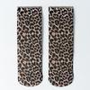 Women Mid-Calf Socks Leopard Print Pattern Soft Stretchy Comfortable Fabric Durable Material Set of Two Pairs Suitable for Daily Wear