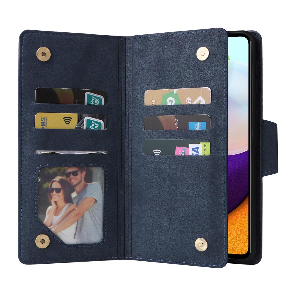 Wallet Multi-card Zipper Kickstand Magnetic Flip Leather Case For For Samsung Galaxy A32 A42 A52 A72 A11 A21 A32 A41 A51 A07 A17 A71