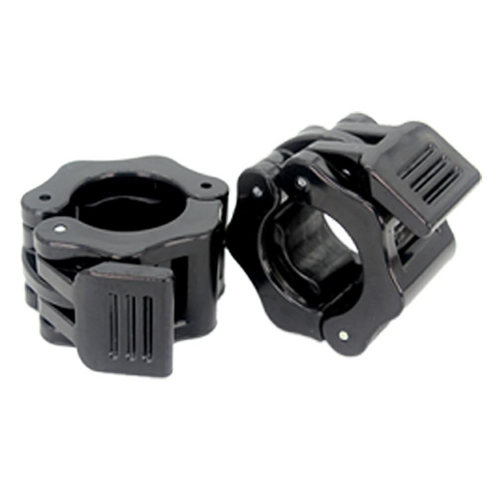 

2 шт. Посилені затискачі для штанги, Затискачі для ваги на грифі, Затискачі для штанги для гімнастики, важкої атлетики, фітнесу Black