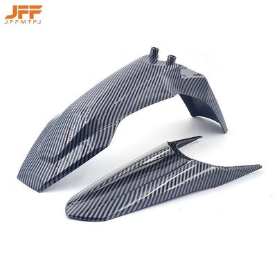 Carbon Fiber Front & Rear Splash Guards for KUGOO Tuttio Off-Road Electric Motorcycle